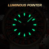 LIGE Creative Luxury Mens Watches Roulette Game Dial Fashion Mens Watch Waterproof Luminous Quartz Wristwatches Rolling Ball