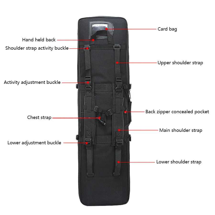 Fishing gear real person CS outdoor camouflage gun bag shoulder fishing 120CM dog bag 1M letter bag