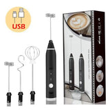 Portable Mini Milk Frothers Wireless Handheld Blender With USB Electric Coffee Maker Whisk Mixer For Cappuccino Milk Foamer