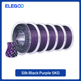 ELEGOO 5/10KG Silk Filament PLA 1.75mm 3D Printer Filament for FDM 3D Printers Elegoo PLA for Elegoo Centauri Carbon