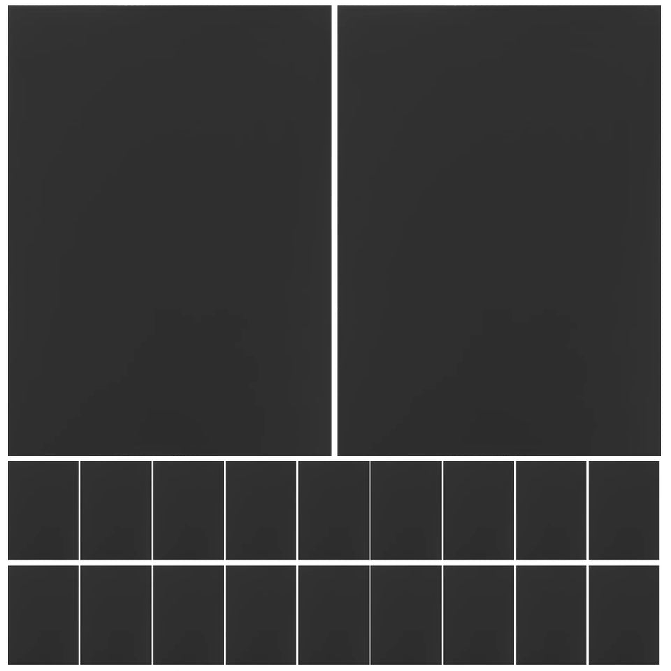 20 Sheets Black Card Paper Handmade DIY Craft Art Card Stock for Painting Origami Black A4 Paper Handmade Craft Papers