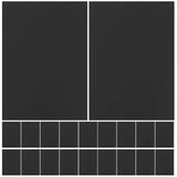 20 Sheets Black Card Paper Handmade DIY Craft Art Card Stock for Painting Origami Black A4 Paper Handmade Craft Papers