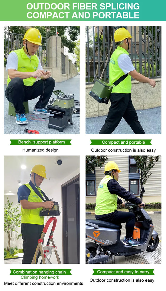 Signalfire AI-9 AI-5 Pro AI-6C+ AI-6A+ AI-20 AI-30 Multi-language Fiber Optic Splicing Machine Optical Fiber Fusion Splicer