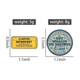 2-6pcs/set Hobby Collection Enamel Pins Reading Book Iced Coffee Knit Brooch Hiking Badges Music Korean Girls Band Jewelry