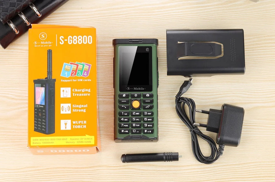 Durable Rugged Outdoor Mobile Phone Big Power Long Standby Antenna Good Signal 4 Four Sim 3D Speaker Ebook Whatsapp Torch Cheap