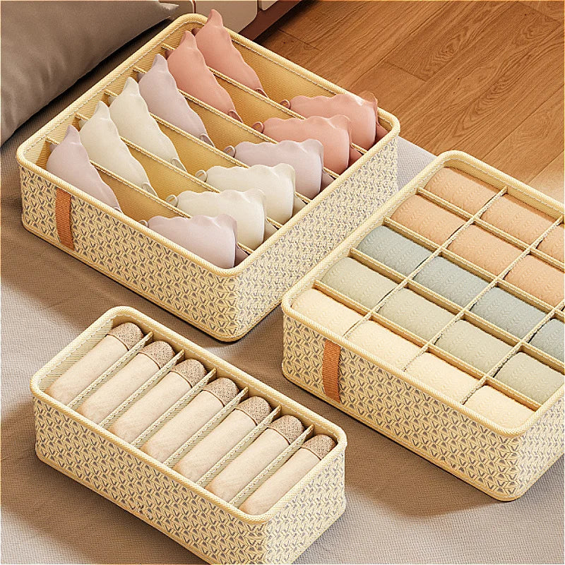 Closet Organizer Underwear Drawer Organizer Socks Bra Clothing Storage Box Wardrobe Organizer Clothes Cabinet Drawer Organizers