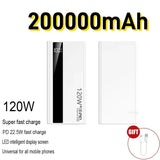 500000mAh Power Bank 120W Fast Charging Large Capacity Power Bank PD 20W Suitable For All Mobile Phones Long Endurance