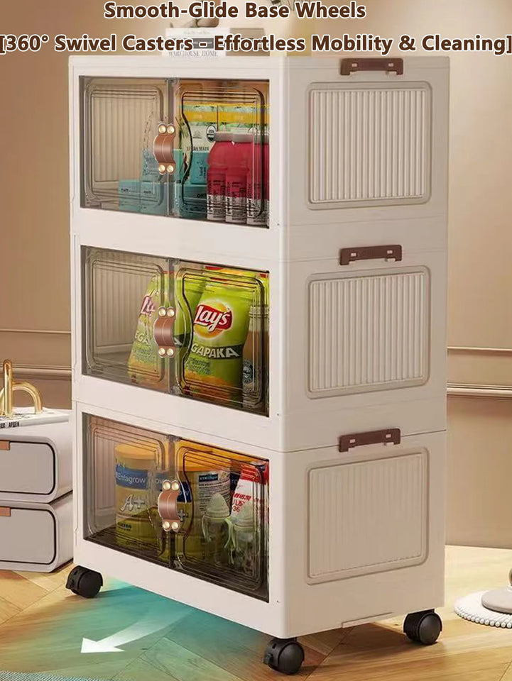 Multilayer Storage Closet Organizer for Multi-scene Use Home Organization Solution for Closets Pantry Or Garage