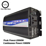 Pure Sine Wave Car Inverter 2000W 3000W Transformer Power Converter 12V 24V 48V 60V 72V to AC 110V 220V 50hz 60hz Solar Inverter