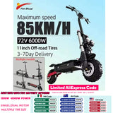 [8 models]10/11 Inch 48V-72V 1000W-6000W Electric Scooter 50-85km/h Fast E Scooter Off Road Electric Kick Scooter Foldable Adult