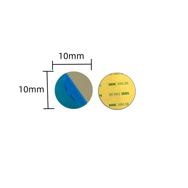 100pcs 10mm 15mm 20mm 25mm 30mm 35mm 40mm Metal Plate disk iron sheet for Magnet Mobile Phone Holder Car Phone Stand holders