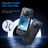 Accessories Set for Insta360 X3 X4 X5 Lens Guard Screen Protector Storage Bag Silicone Case Lens Cap Protective Frame Insta 360