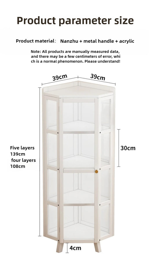 Corner Cabinet Dining Room Corner Cabinet Wall Triangle Cabinet Corner Locker Living Room Bedroom Corner Floor Storage