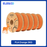 ELEGOO PLA Filament 10KG 1.75mm Plastic 3D PLA for 3D Printer Filament for FDM 3D Printer Elegoo