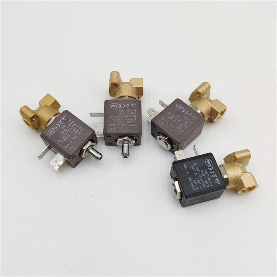Two-way Three-way 230V 50Hz Solenoid Valve For Coffee Machine Steam Hot Water Kitchen Appliances Coffee Maker Parts