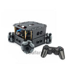 4 Dof Robotic Arm with 4WD Car Omni Wheel Obstacle Avoidance Motor Servo RC Car for Arduino Robot DIY Kit Ps2 Programmable Robot