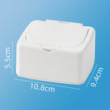 Kawaii Cartoon Desk Organizer Box Button Cosmetics Storage Box With Lid Mini Jewelry Organizer Cosmetics Makeup Container