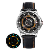 BERNY Automatic Men's Skeleton Watch 5ATM Luminous Sapphire Exhibition 3D Dial 316L Steel MIYOTA 82S0 Mechanical Watches for Men