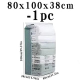 No Need Pump Vacuum Large Plastic Storage Bags Storing Clothes Blankets Reusable Compression Empty Bag Travel Accessories