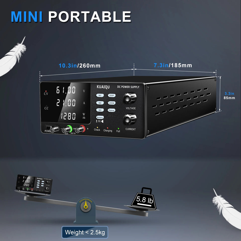 NICE-POWER Bench Lab DC Power Supply Adjustable 30V 60V Laboratory OCP OUTPUT 10A Charging of Lithium Iron Phosphate Batteries