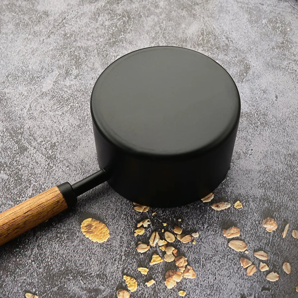 Gold Wooden Handle Stainless Steel Measuring Cups Spoons Baking Tools Coffee Measuring Spoon Set Bartending Scale Accessories