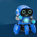 Children Robot  Electric Robot  Robot  Six Claws Plastic Intelligent Dancing Singing Light Electric Robot  for Boys