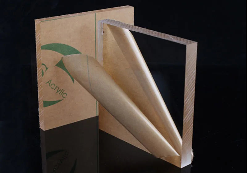200x200mm plexiglass clear acrylic board, organic plastic sheet, 1mm, 3mm and 8mm glass methacrylate