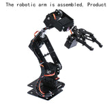 Robotic Arm Kit 6 Dof Programming Robotic Arm DIY kit for Arduino Raspberry Pi Robot For UNO/ESP32 Open Source Code and Tutorial