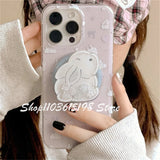 Korean Cute Rabbit Shake Magnetic Holder Phone Griptok Grip Tok Phone Stand Support For iPhone For Magsafe Accessories Smart Tok