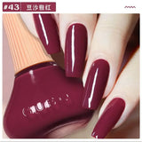 New Oily Gel Nail Polish Glitter Sparking Autumn Winter Milk Coffee Color Varnish No Bake Quick Dry Nail Art Salon Nail Polish