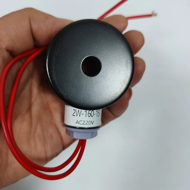 Solenoid Valve Coil for 2W-160-15 2W-200-20 2W-250-25 2W-400-40 2W-500-50 Series Water Valves AC220V DC24V Inner Diameter 16mm