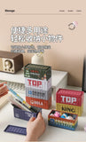 Mini Compact Iron Storage Container - Creative Desktop Organizer Desk Organizer Metal Box for Rings Chargers Pens Coins Jewelry