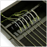Hirisi W110 Carp Fishing Tackle Box with Stiff Hair Rig Board & Pins Ultimate Storage for Carp Fishing Hair Rigs Terminal Tackle