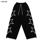 Girls Hip Hop Star Sweatshirt Vest Joggers Pants Boys Cool Streetwear Clothes Set Kids Children Jazz Street Dance K-pop Costumes