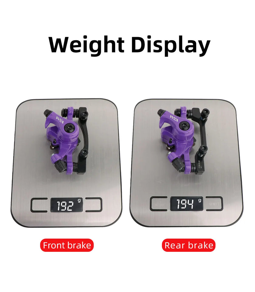 Bicycle Disc Brake Aluminum Alloy Mechanical Wire Pull Disc Brake MTB Bike MT200 160/180MM Caliper Hydraulic Disc Brake