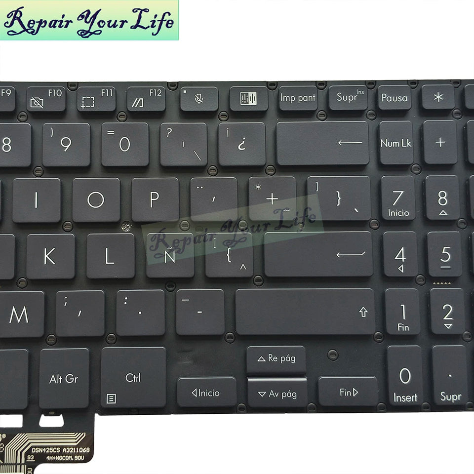 US UI Latin Backlight Keyboard For ASUS ExpertBook B1 B1500 B1500C P1450 P1450CBA BW450 PX555C B1500CEA 0KNX0-5622LA00 5123UI00