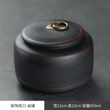 tea organizer Porcelain Purple pottery tea can Sealed moisture-proof jar ceramic purple clay awaken tea jar Pu erh storage jars