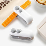 2 In 1 Sealer Cutter Mini Bag Sealer Handheld Heat Vacuum Sealer Portable Resealer Machine for Food Storage Snacks Freshness