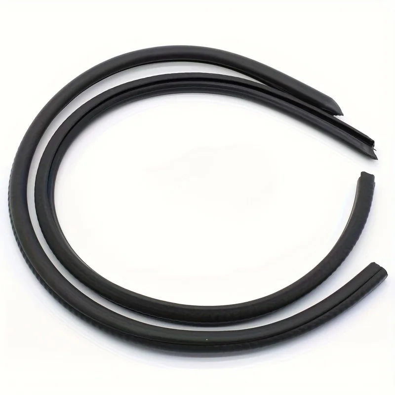 2pcs Car B-pillar Sealing Strip with Steel Bar Car Door Edge Seal Strip Car Rubber Weatherstrip Sound Insulation Sealing Strips
