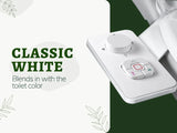 Samodra Toilet Bidet Shower Ultra-thin Bidet Toilet Seat Attachment Non-electric Bidet sprayer Dual Nozzles Frontal & Rear Wash