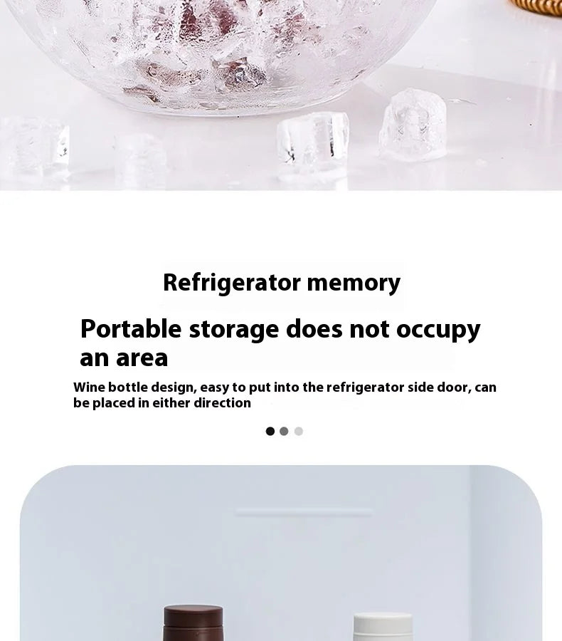 GIANXI Cold Brew Coffee Maker Home Cold Kettle Portable non-leaking Tea Cold Brew Cup Ice Drop Kettle Cold Brew Fruit Teapot
