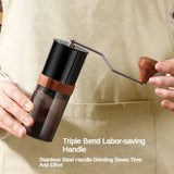 Manual Coffee Grinder CoffeeBean Grinding Ceramic Grinding Core Professional Double Bearing Adjustable Hand Crank Coffee Grinder