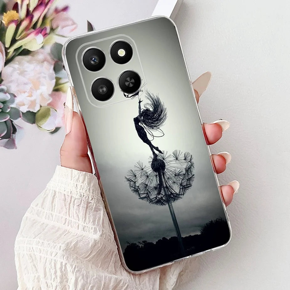 For Honor 400 Smart 5G Case LGN-NX1 Cute Cartoon Painted Cover Soft Slim Phone Case For Honor X7d HonorX7d Honor400 Smart Fundas