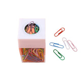 Magnetic Paper Clip Holder with Paper Clips Cute Office Supplies for Desk Organizer Magnetic Paper Clip Dispenser Box K1KF