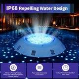 45W & 36W RGB LED Pool Light IP68 Waterproof 460/360 LEDs 2500/3600lm Remote Control for Swimming Pool Fountain Pond