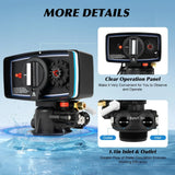 110V 12Day Time Clock Control Valve,5600 Timer Replacement Softener Valve for Water Filter Softener,3W Timer Valve Backwash Head