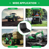 Universal Tractor Seat High Back Seat Suitable for Tractors, Harvesters, Forklifts, Excavators, Dump Trucks