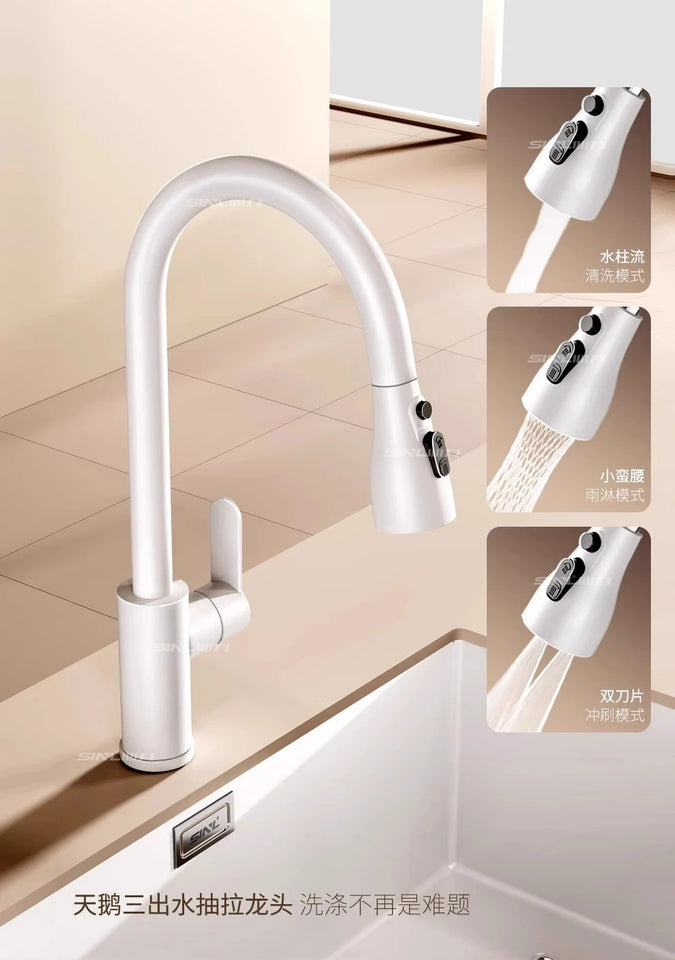 White Kitchen Sink, Stainless Steel Vegetable Sink, Large Sink Under The Table