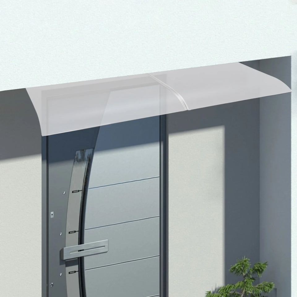 Clear Rain Shelter Cover,PET Rust-Resistant Window Wall Mounted Awning Front Door Canopy,for Entrances,Bike,Gazebos,Balcony