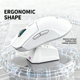 2026 NEW Gaming Mouse 3-Speed DPI Esports Wireless Ergonomic Design Gaming 2-mode Connection Magnetic Charging Dock RGB Lighting